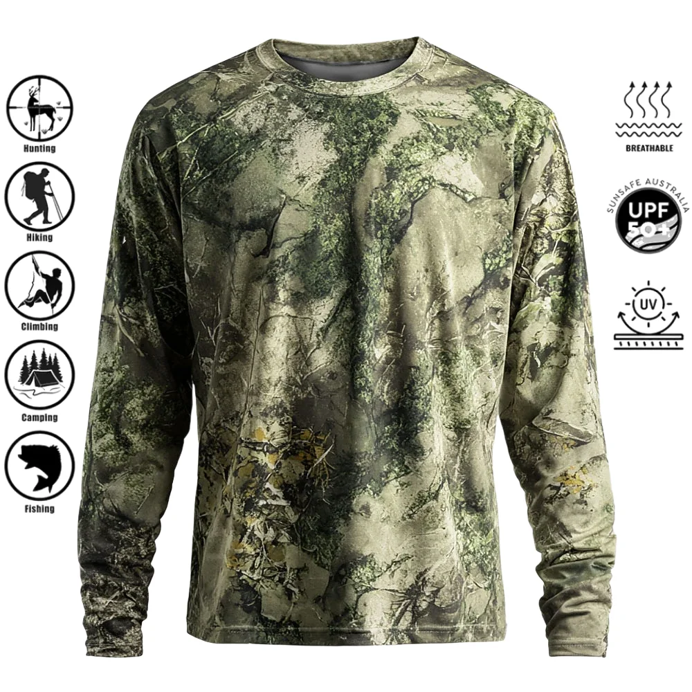 Resin - Men Long Sleeve T-shirt Polyester 3D