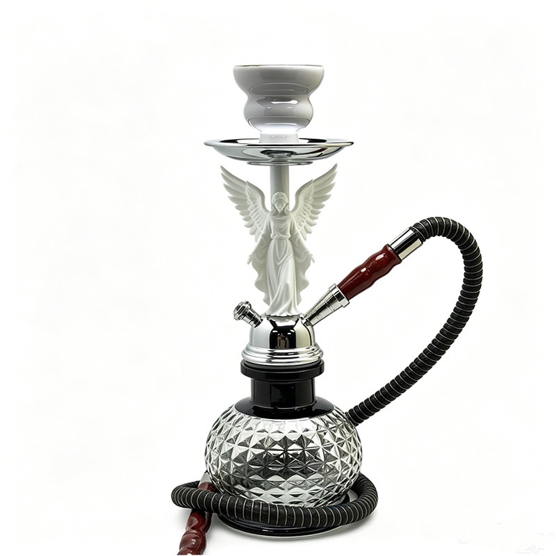 Resin - Angel Hookah 28cm Single Hose Shisha,