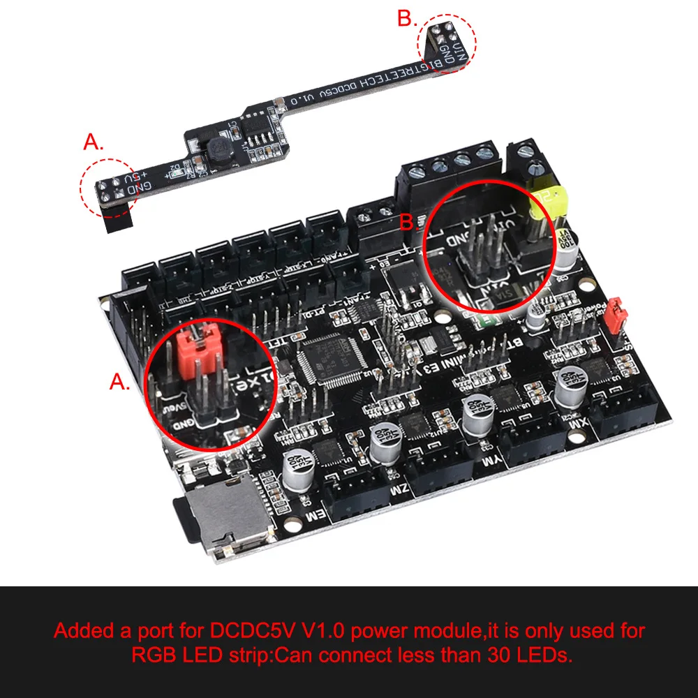 DCDC5V V1.0 Power Module Suppo - огляд і ціна Skr Mini E3