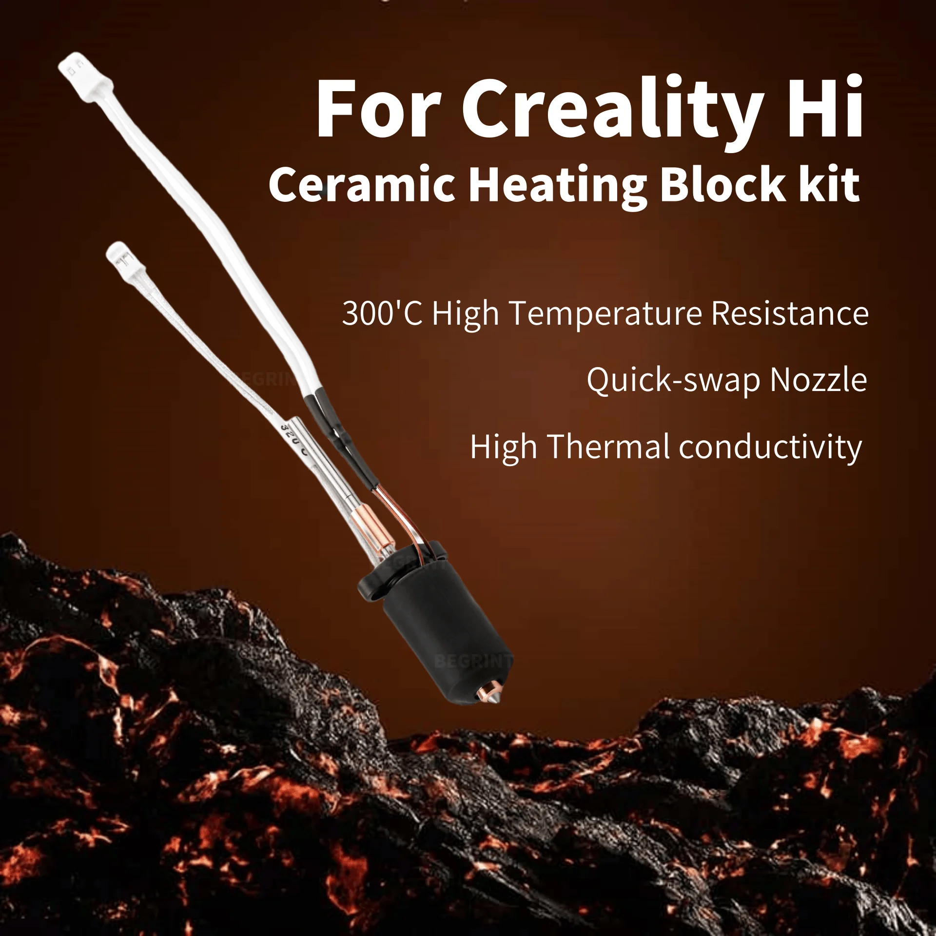 Upgrade Hotend Kit For Crealit - огляд і ціна Hotend Assembly