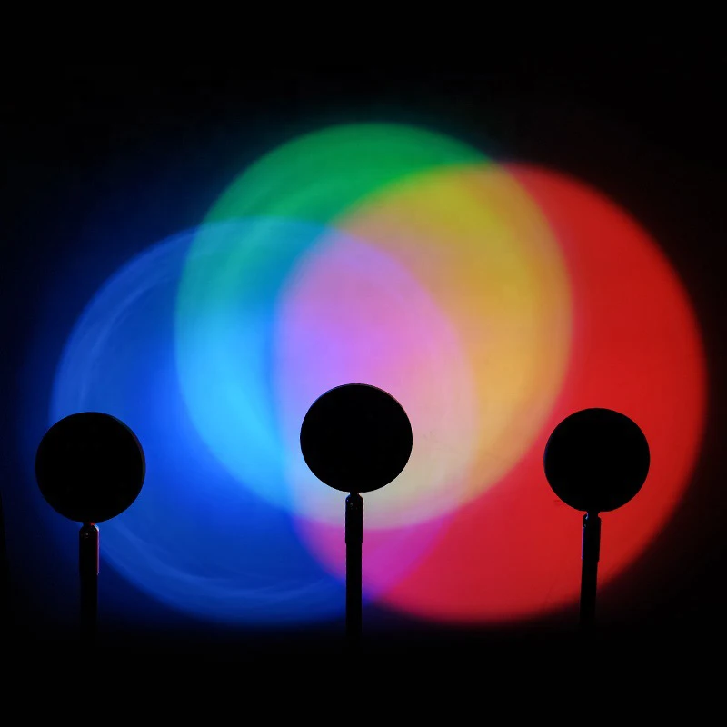 Smart LED Sunset Lamp Colorful - огляд і ціна Glass Bed