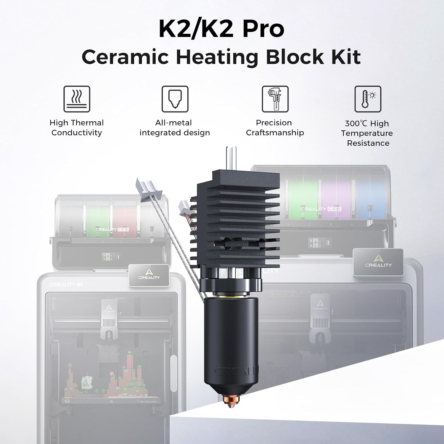 Creality Official K2/K2 Pro Ce - огляд і ціна Hotend Assembly