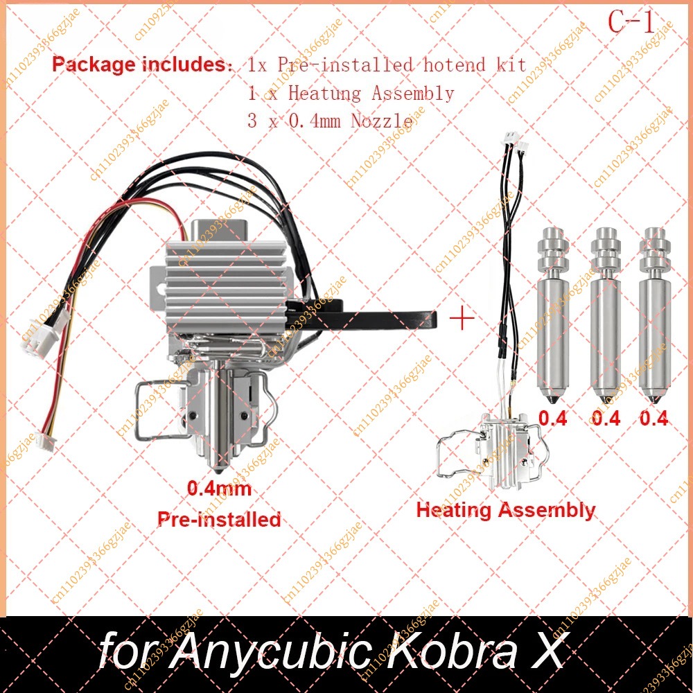 0.4mm Pre-Installed Hotend Kit - огляд і ціна Hotend 0.4Mm