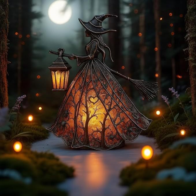 Witch Resin Tabletop Night Lig - огляд і ціна Resin