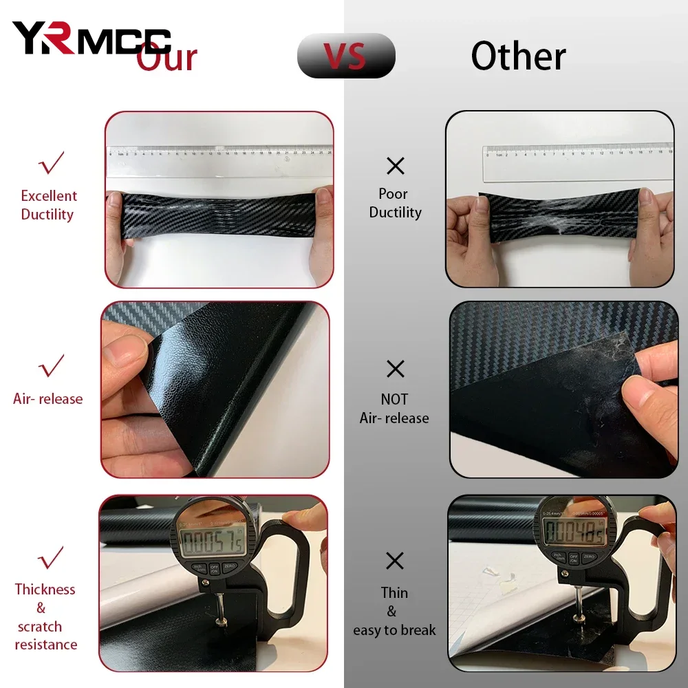 50*300cm 3D 6D Carbon Fiber Vi - огляд і ціна Fep Film