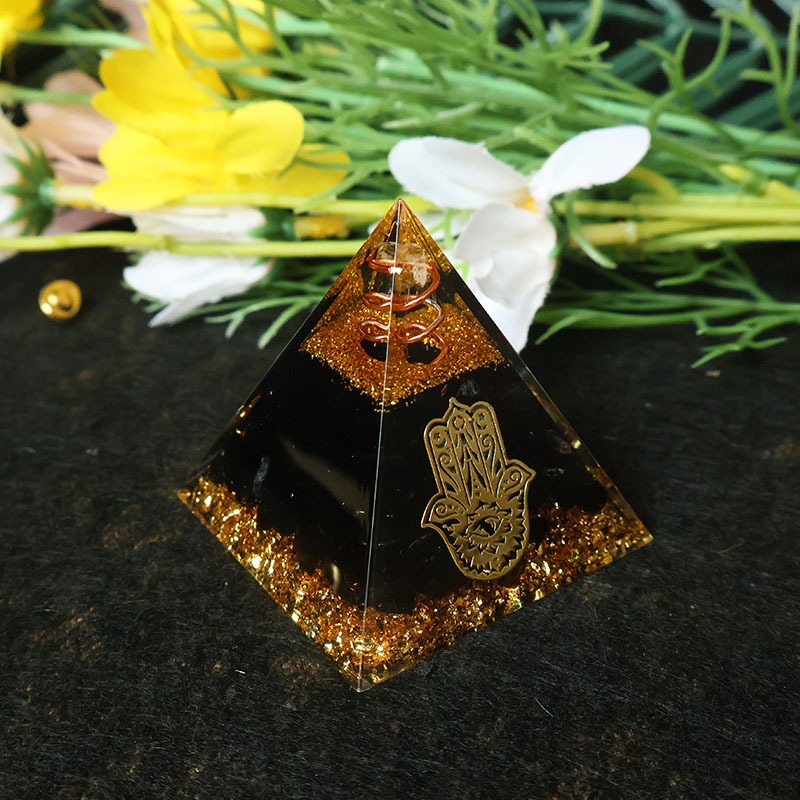 Hamsa Hand Resin Crystal Pyram - огляд і ціна Resin