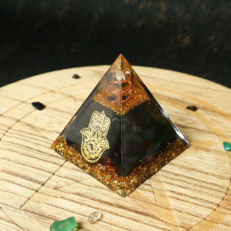 Hamsa Hand Resin Crystal Pyram - огляд і ціна Resin