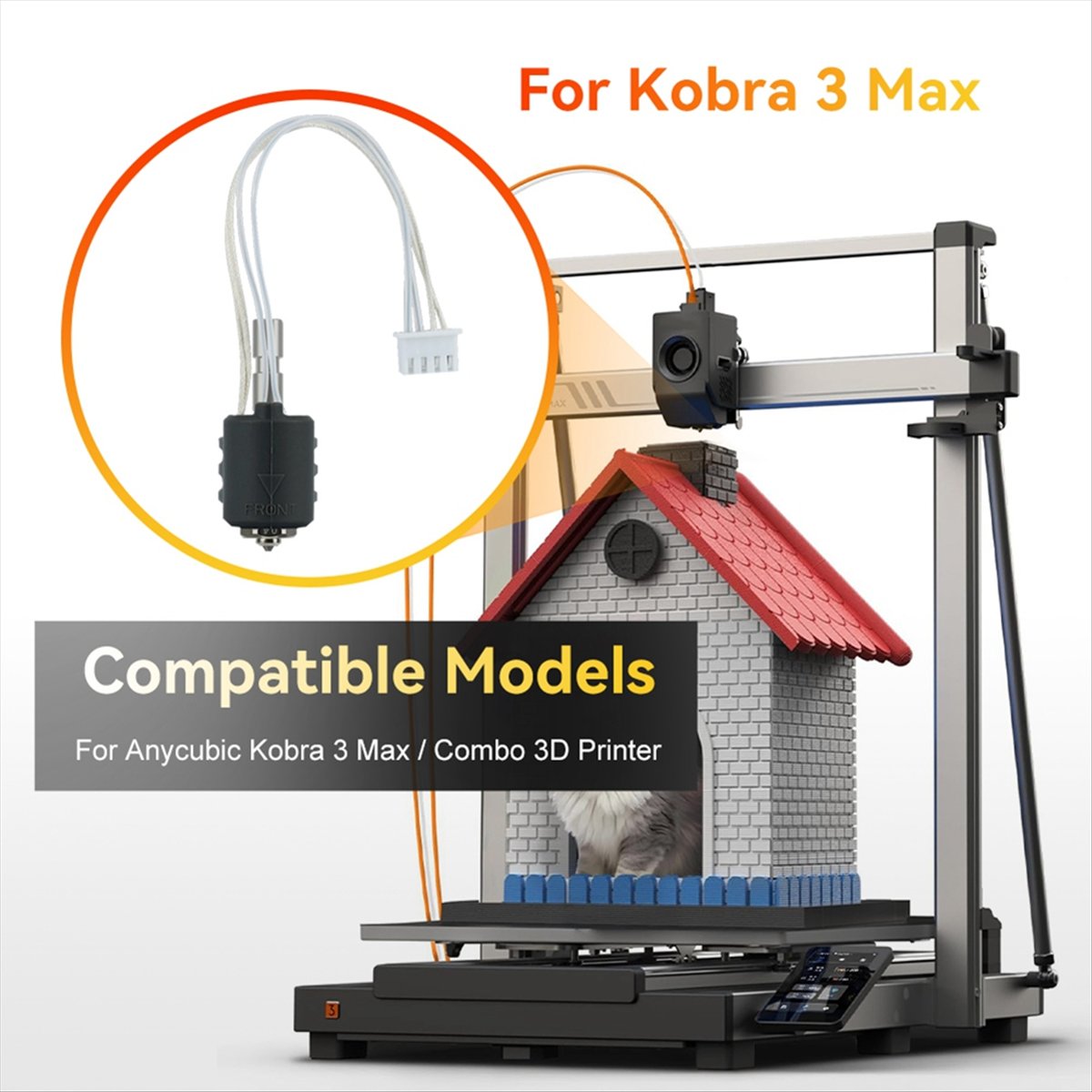 A64I For 3 Max Hotend Integrat - огляд і ціна Hotend 0.4Mm