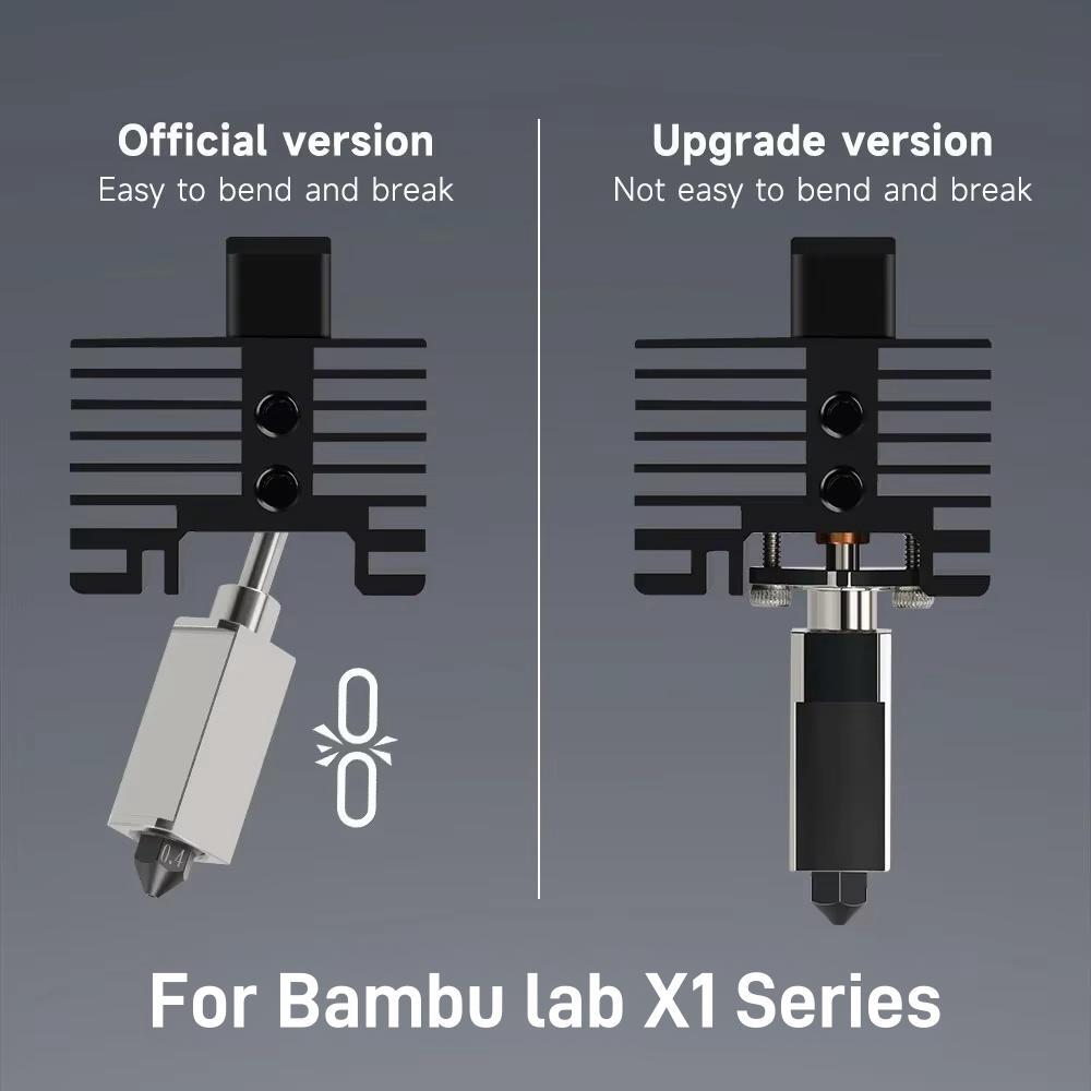 For Bambu Lab X1C P1P P1S Comp - огляд і ціна Hotend 0.4Mm