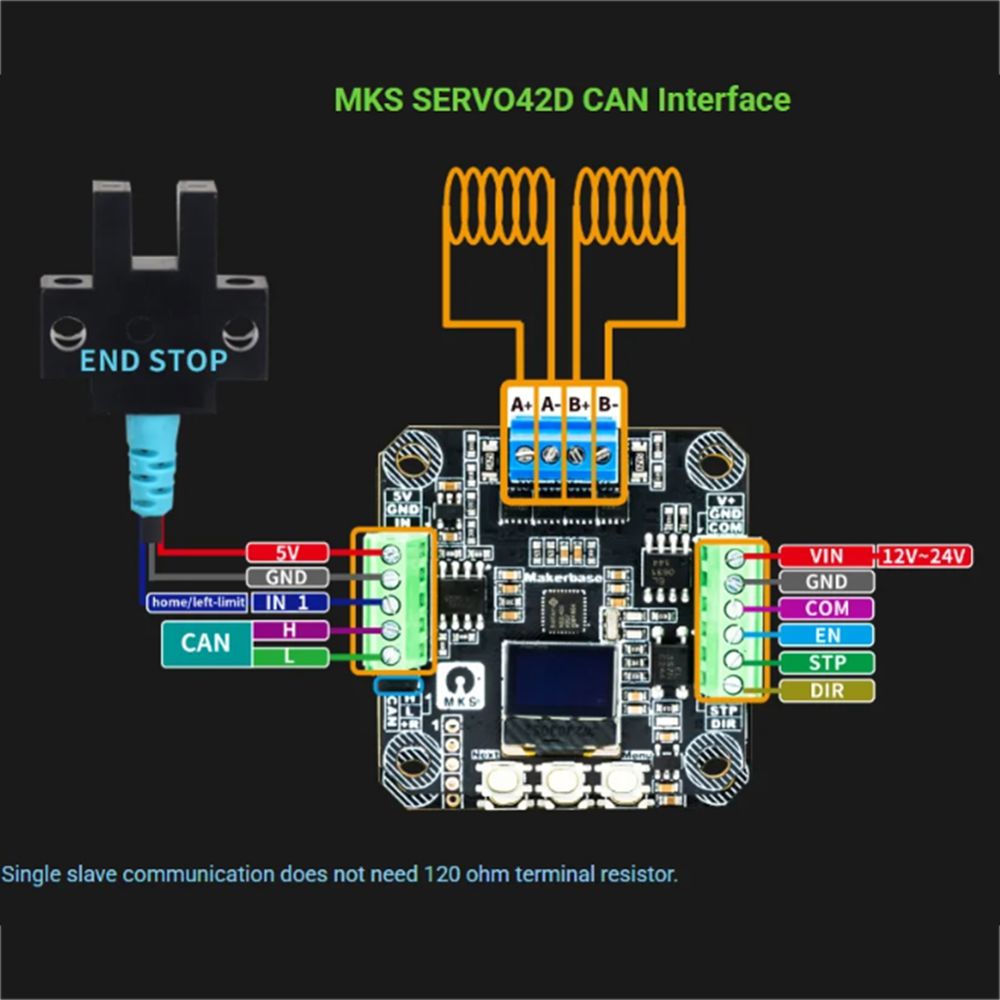 [AC18 Digital]/SERVO42D 40 CAN - огляд і ціна Closed Loop Stepper Motor Nema 17