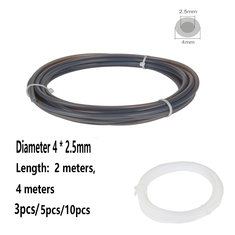 3/5/10 PCS 2M 4M PTFE Tube Tef - огляд і ціна Bowden Tube