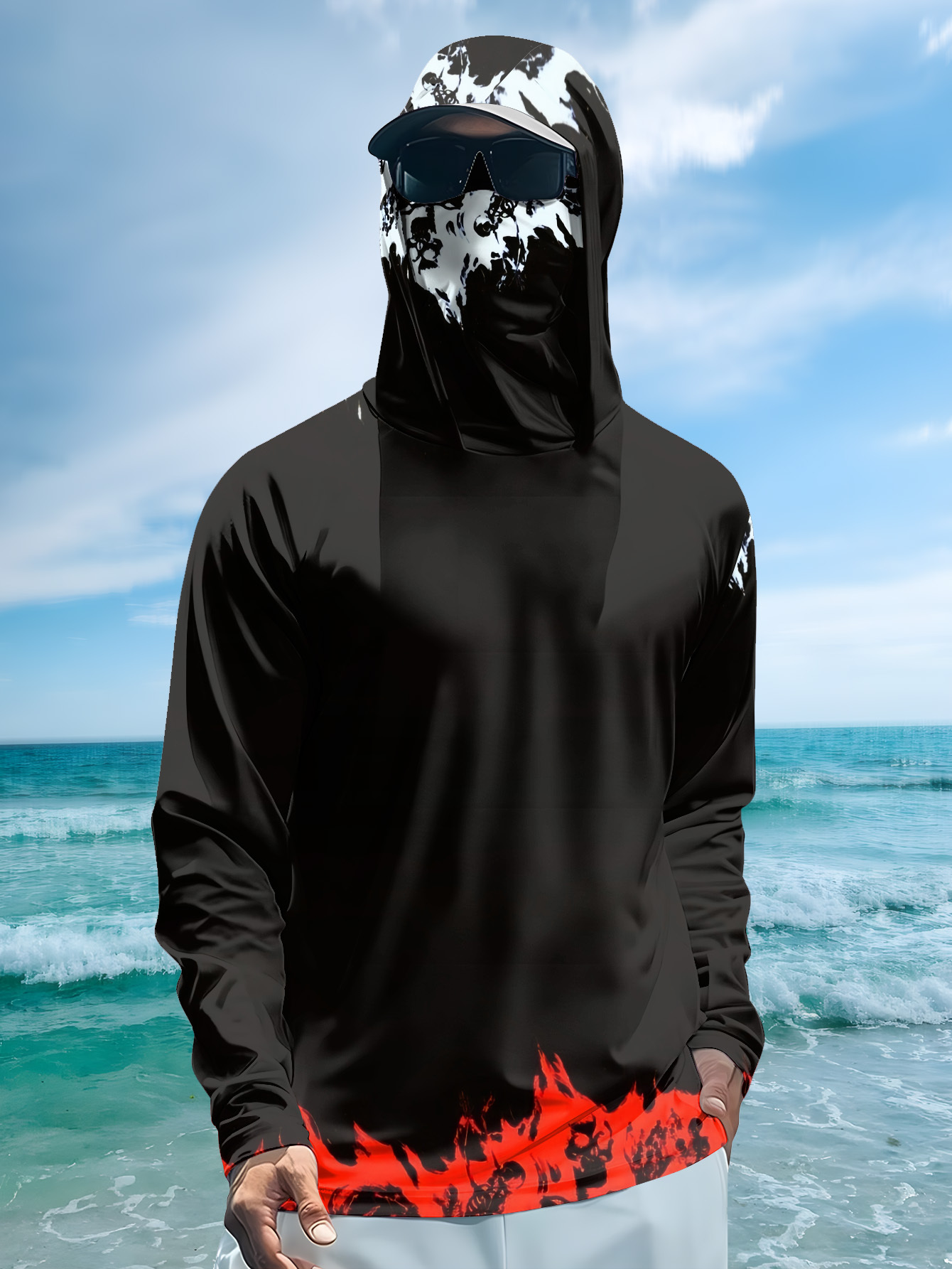 Men Hood Fishing Shirt Long Sl - огляд і ціна Resin