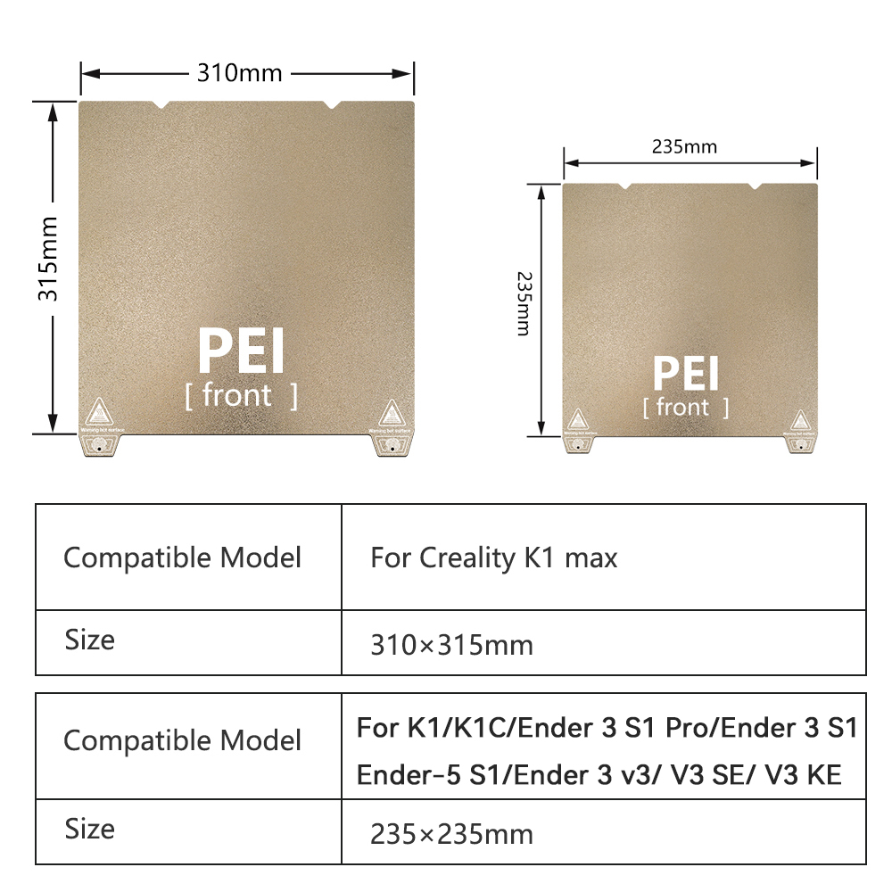 K1 Max Build Plate For Crealit - огляд і ціна 3D Printer Bed