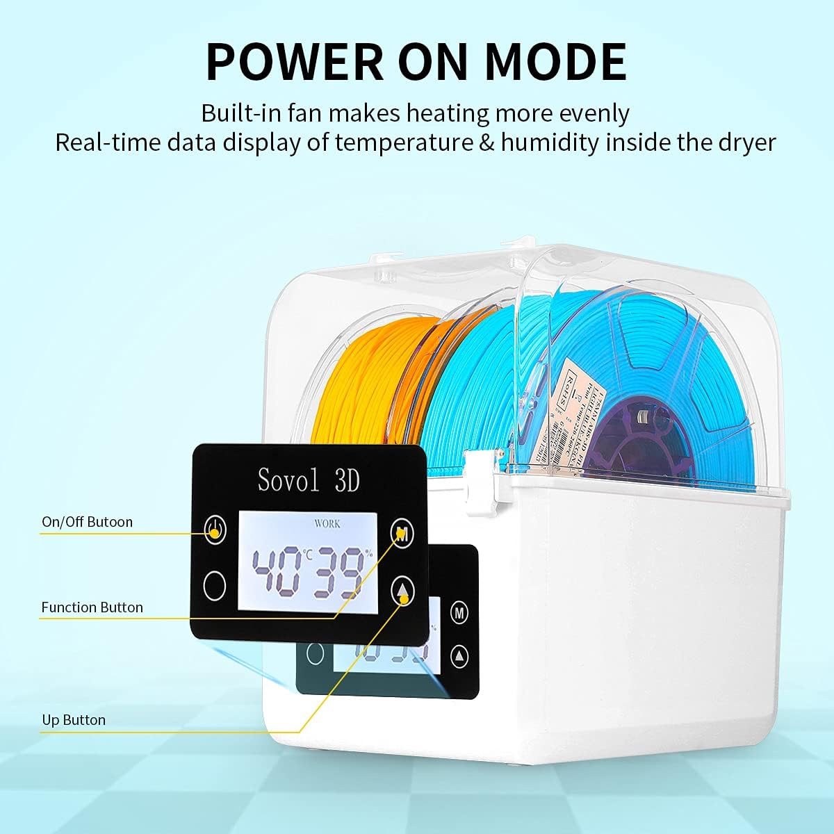Sovol Filament Dryer 2023, SH0 - огляд і ціна 3D Printer Stand