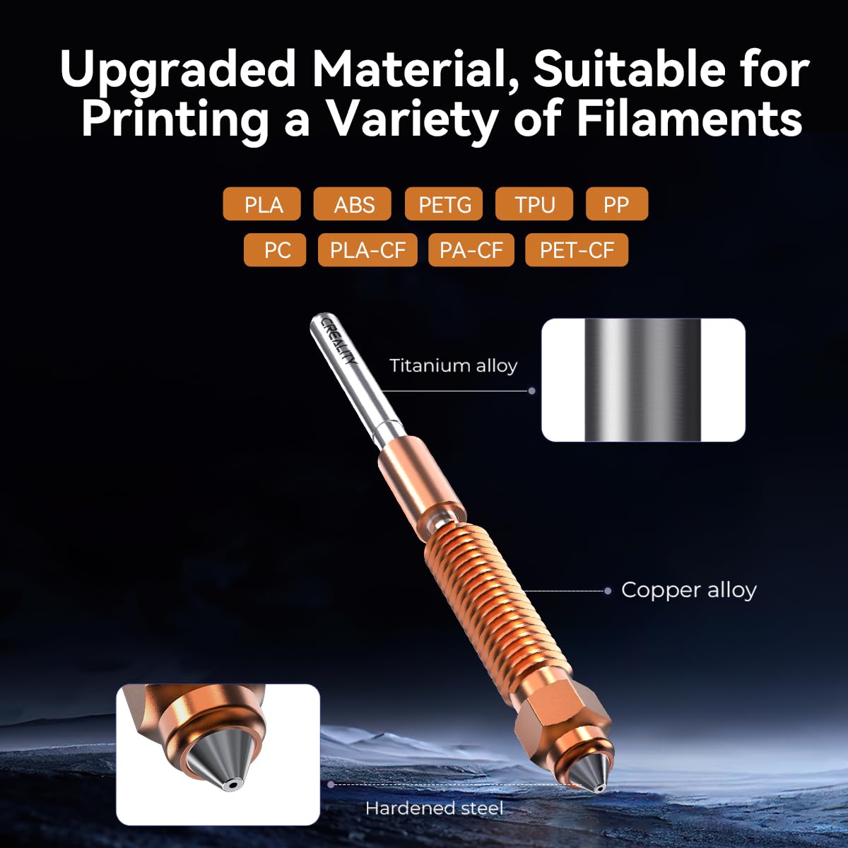 Creality Ender-3 V3 SE/KE Hote - огляд і ціна High Flow Ceramic Hotend