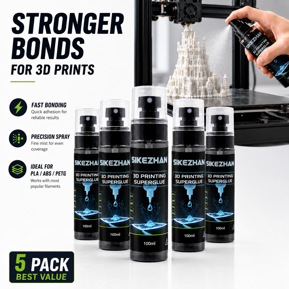 5Pcs 3D Printer Adhesive Spray - огляд і ціна 3D Printer Stand