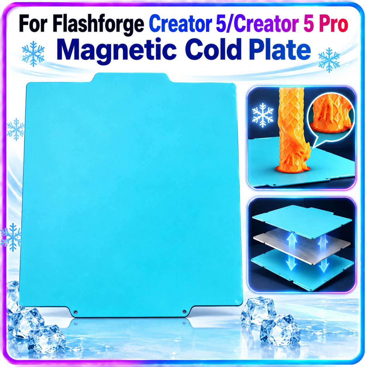 Cold Plate for Flashforge Crea - огляд і ціна 3D Printer Bed