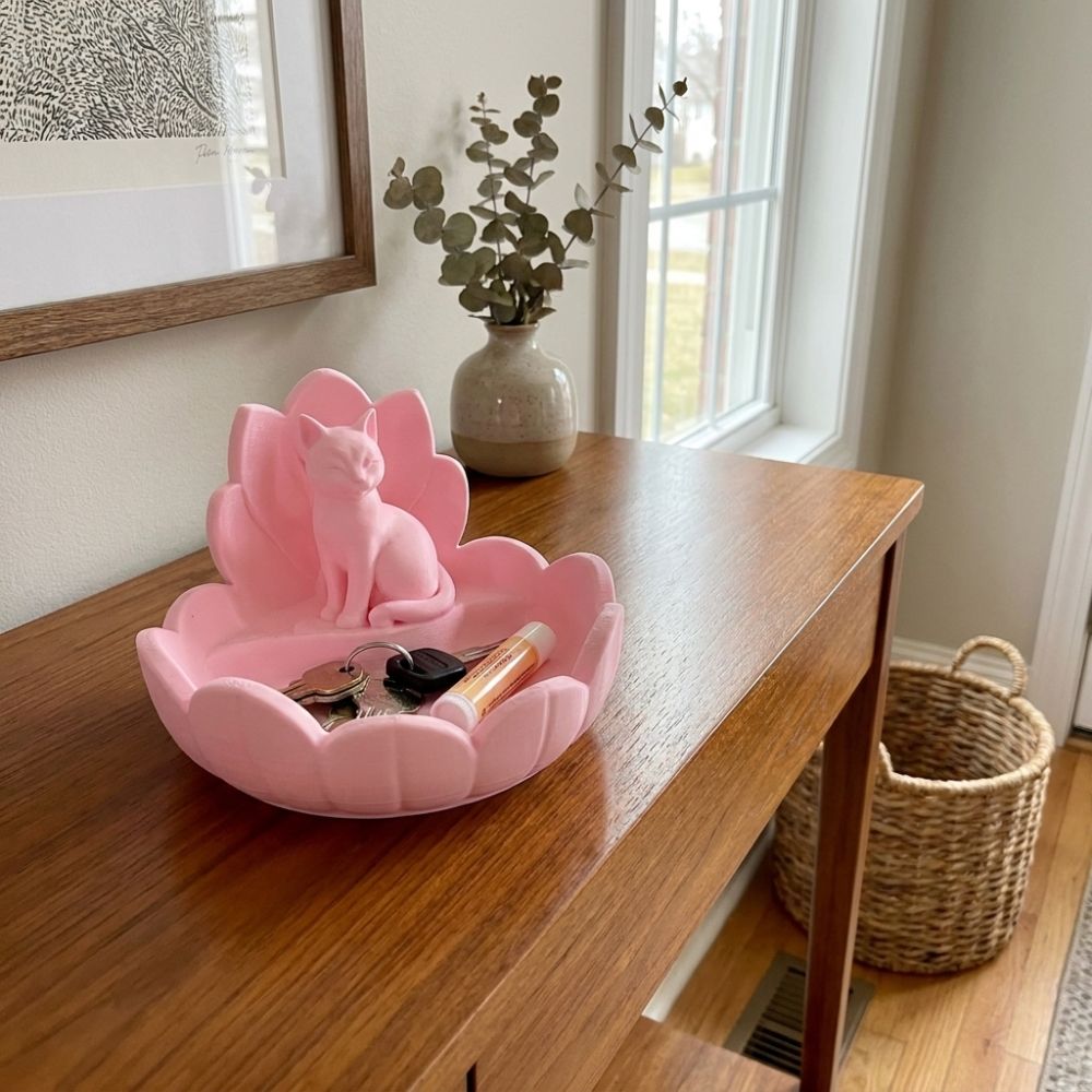 Cute Lotus Cat Jewelry Storage - огляд і ціна 3D Printer Stand