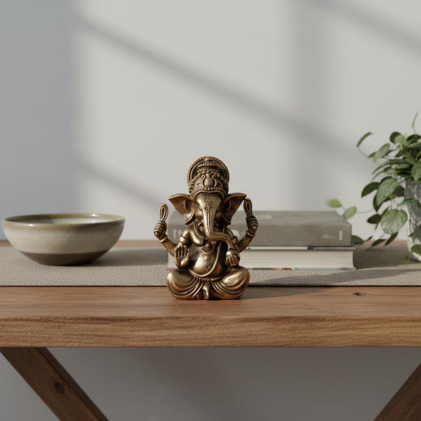 Luxury Brass Ganesha Figurine  - огляд і ціна Resin