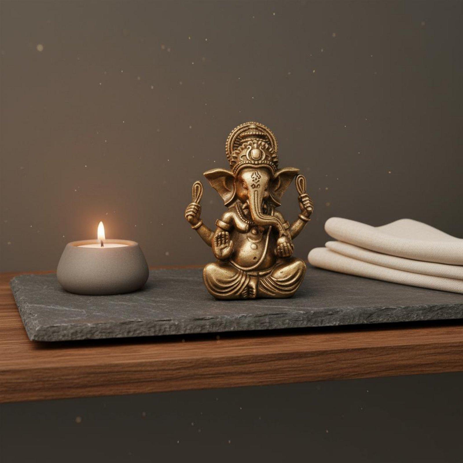 Luxury Brass Ganesha Figurine  - огляд і ціна Resin