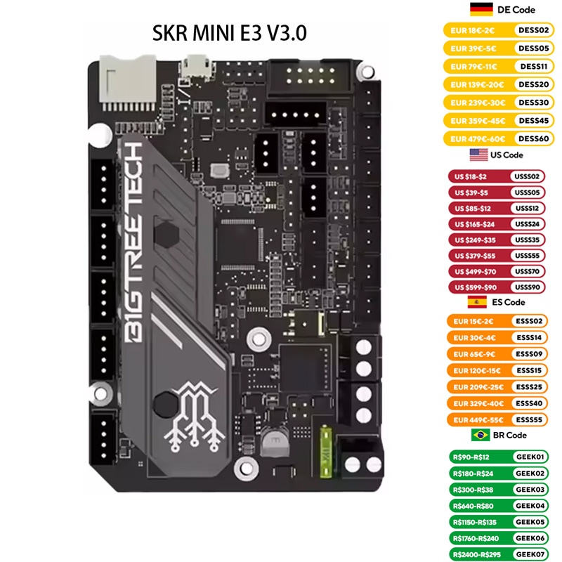 BIGTREETECH SKR MINI E3 V3.0 3 - огляд і ціна Skr Mini E3