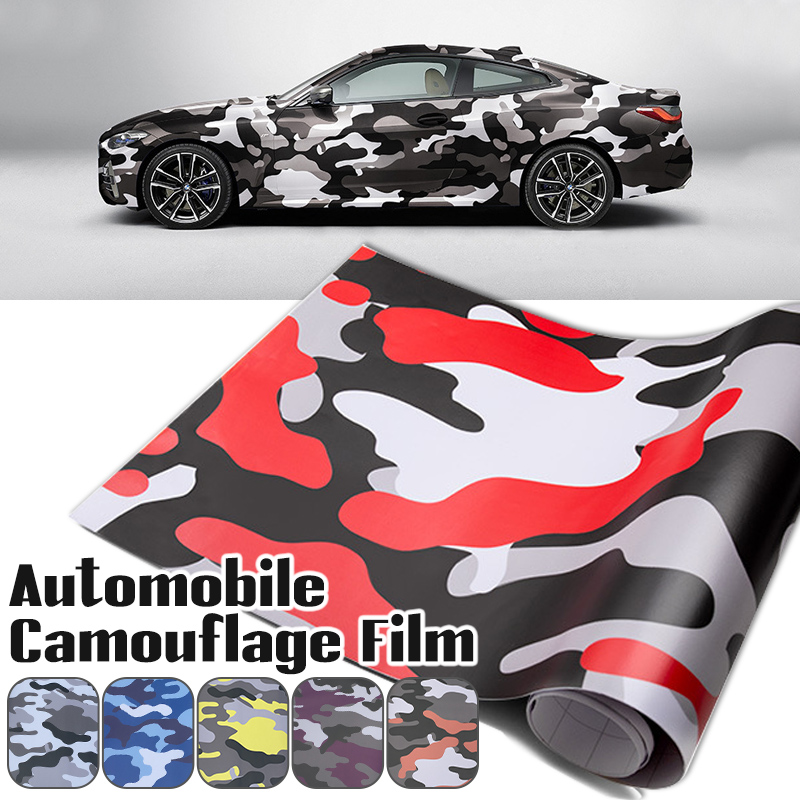 NEW Camouflage Vinyl Wrap Car  - огляд і ціна Fep Film