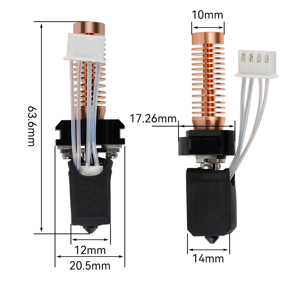 Upgrade For Flashforge Adventu - огляд і ціна Hotend 0.4Mm